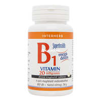 Interherb Interherb B1-vitamin 20 mg tabletta 60 db