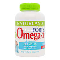 Naturland Naturland Omega-3 Forte Halolaj kapszula E-vitaminnal 60 db