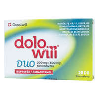 Dolowill Dolowill Duo 200 mg/500 mg filmtabletta 20 db