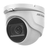 Hikvision 2 MP THD fix EXIR turret kamera; TVI/AHD/CVI/CVBS kimenet; beépített mikrofon; koax audio