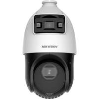 Hikvision TandemVu Smart link AcuSense ColorVu IP panoráma+PTZ kamera; 2 MP; 15x zoom; hang I/O; riasztás I/O