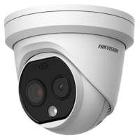 Hikvision HeatPro IP hő- (160x120) 90°x66° és láthatófény (4 MP) kamera;-20°C-150°C; villogó fény/hangriasztás