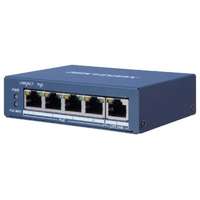 Hikvision 5 portos Gbit PoE switch (35 W); 4 PoE + 1 uplink port; nem menedzselhető