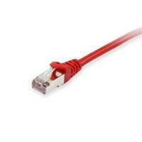 Equip SFTP patch kábel; cat6; LSOH; duplán árnyéko< piros; 0,5 m
