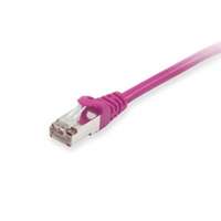 Equip SFTP patch kábel; cat6; LSOH; duplán árnyéko< lila; 0,5 m