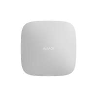 Ajax Hub 2 vezeték nélküli riasztóközpont; 2G és Ethernet; riasztás kiegészítése képpel; fehér