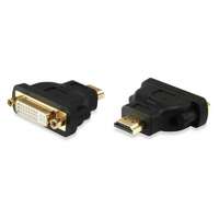Equip HDMI-DVI átalakító (24+1); apa/anya; fekete