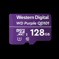 Western Digital WD Purple 128GB micro SD kártya; microSDXC; Class 10 UHS-III; 24/7; 100MB/s-60MB/s