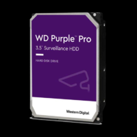 Western Digital WD Purple Pro; 10 TB biztonságtechnikai merevlemez; 7200 rpm;24/7 alkalmazásra;nem RAID kompatibilis