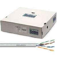Belden UTP fali kábel; cat5e; 100 fm; dobozos kiszerelés; 0,51 mm rézmag; szürke