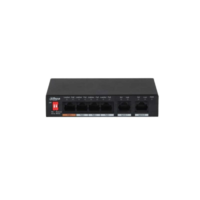 Dahua Dahua PFS3006-4ET-60-V2 1x 10/100(Hi-PoE/PoE+/PoE)+3x 10/100(PoE+/PoE)+2x 10/100 uplink, 60W PoE switch
