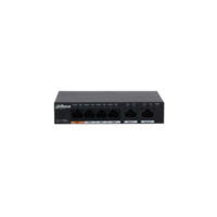 Dahua Dahua PFS3006-4GT-60-V2 1x 100/1000(Hi-PoE/PoE+/PoE)+3x 100/1000(PoE+/PoE)+2x gigabit uplink, 60W PoE switch