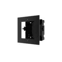 Hikvision Moduláris IP video-kaputelefon szerelőkeret süllyesztő keret, 1 modulos, alumínium, fekete