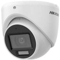 Hikvision Analóg HD, Turret kamera, 3MP, Fix objektív, 2.8mm, IR-Fehér LED 30m, Beépített mic, DC12V
