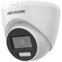 Hikvision Analóg HD, Turret kamera, 3MP, Fix objektív, 2.8mm, IR-Fehér LED 40m, Beépített mic, DC12V