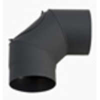 RADECO 132 mm átm./90° füstcső könyök (1.5mm) vastag falú
