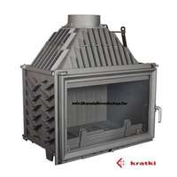Kartki Oliwia 18kw sík üveges öntvény kandalló - 180mm