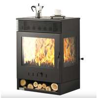 TKS-12 kandalló 3 üveggel, levegőrámoltató ventilátorral raktáron