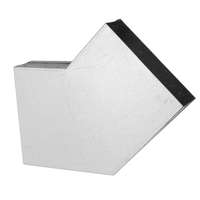 TÉGLALAP CSATORNA KÖNYÖK SÍKBELI 45° 200 X 50 MM