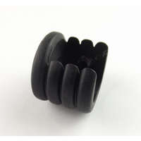 Fekete oldalfali tartó 16 mm átmérőjű karnisrúdhoz 2 db/cs.