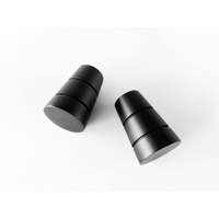 Paris fekete színű fém karnis végzáró 19mm-es karnisrúdra (2 db/cs.)