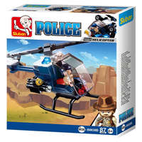 Sluban Sluban Police - 4 into 1 rendőrségi helikopter építőjáték készlet