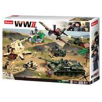 Sluban Sluban Army WWII - Csata a keleti fronton 998 darabos építőjáték készlet