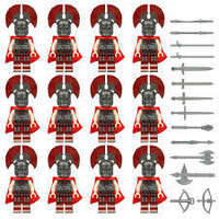 Sluban Római katonák építőjáték figura szett -12 db ókori római katonafigura számos kiegészítővel