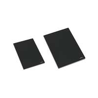 AMBAR Füzet, tűzött, A5, sima, 80 lap, AMBAR "Classic", fekete