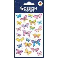 AVERY ZWECKFORM Matrica, papír, 3 ív, 76x120 mm, AVERY ZWECKFORM, "Z-Design No.4390", pillangók