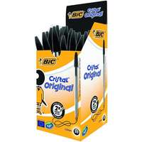 BIC Golyóstoll, 0,32 mm, kupakos, BIC "Cristal Original", fekete