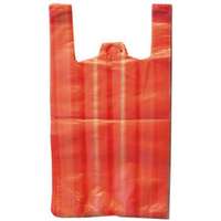 . Ingvállas tasak, csíkos, 28x8x50 cm