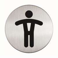 DURABLE Információs piktogram, öntapadó, DURABLE "Férfi WC"