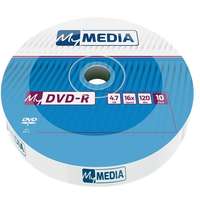 MYMEDIA DVD-R lemez, 4,7 GB, 16x, 10 db, zsugor csomagolás, MYMEDIA (by VERBATIM)