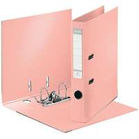 ESSELTE Iratrendező, 50 mm, A4, PP, élvédő sínnel, ESSELTE "Standard", barack