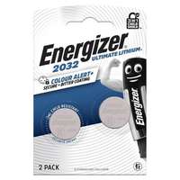 ENERGIZER Gombelem, CR2032, 2 db, színjelző, ENERGIZER "Ultimate Lithium Performance"