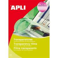 APLI Fólia, írásvetítőhöz, A4, fénymásolóba, kézi adagolású, APLI
