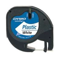 DYMO Feliratozógép szalag, 12 mm x 4 m, DYMO "Letratag", fehér