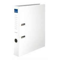 VICTORIA OFFICE Iratrendező, 50 mm, A4, PP/karton, élvédő sínnel, VICTORIA OFFICE, "Basic", fehér