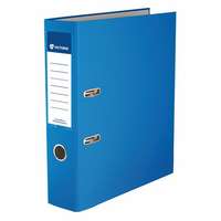 VICTORIA OFFICE Iratrendező, 75 mm, A4, PP/karton, élvédő sínnel, VICTORIA OFFICE, "Basic", kék