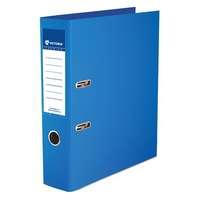 VICTORIA OFFICE Iratrendező, 75 mm, A4, PP/PP, élvédő sínnel, VICTORIA OFFICE, "Premium", kék