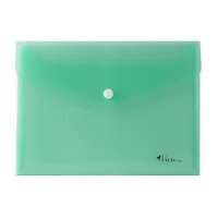 VICTORIA OFFICE Irattartó tasak, A5, PP, patentos, VICTORIA OFFICE, zöld