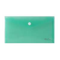 VICTORIA OFFICE Irattartó tasak, DL, PP, patentos, VICTORIA OFFICE, zöld