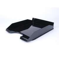 VICTORIA OFFICE Irattálca, műanyag, VICTORIA OFFICE, fekete