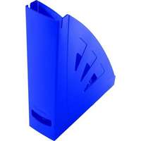 VICTORIA OFFICE Iratpapucs, műanyag, 75 mm, VICTORIA OFFICE, kék