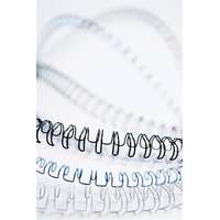 FELLOWES Spirál, fém, 3:1, 12 mm, 81-100 lap, FELLOWES, fehér