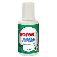 KORES Hibajavító folyadék, vízbázisú, 20 ml, KORES "Aqua"
