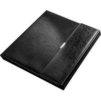 PANTA PLAST Konferencia mappa, A4, műbőr, PANTA PLAST "Optimus", fekete