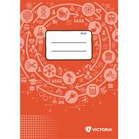 VICTORIA PAPER Füzet, tűzött, A4, kockás, 32 lap, VICTORIA PAPER Circle "87-32"