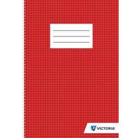 VICTORIA PAPER Spirálfüzet, A4, kockás, 70 lap, VICTORIA PAPER